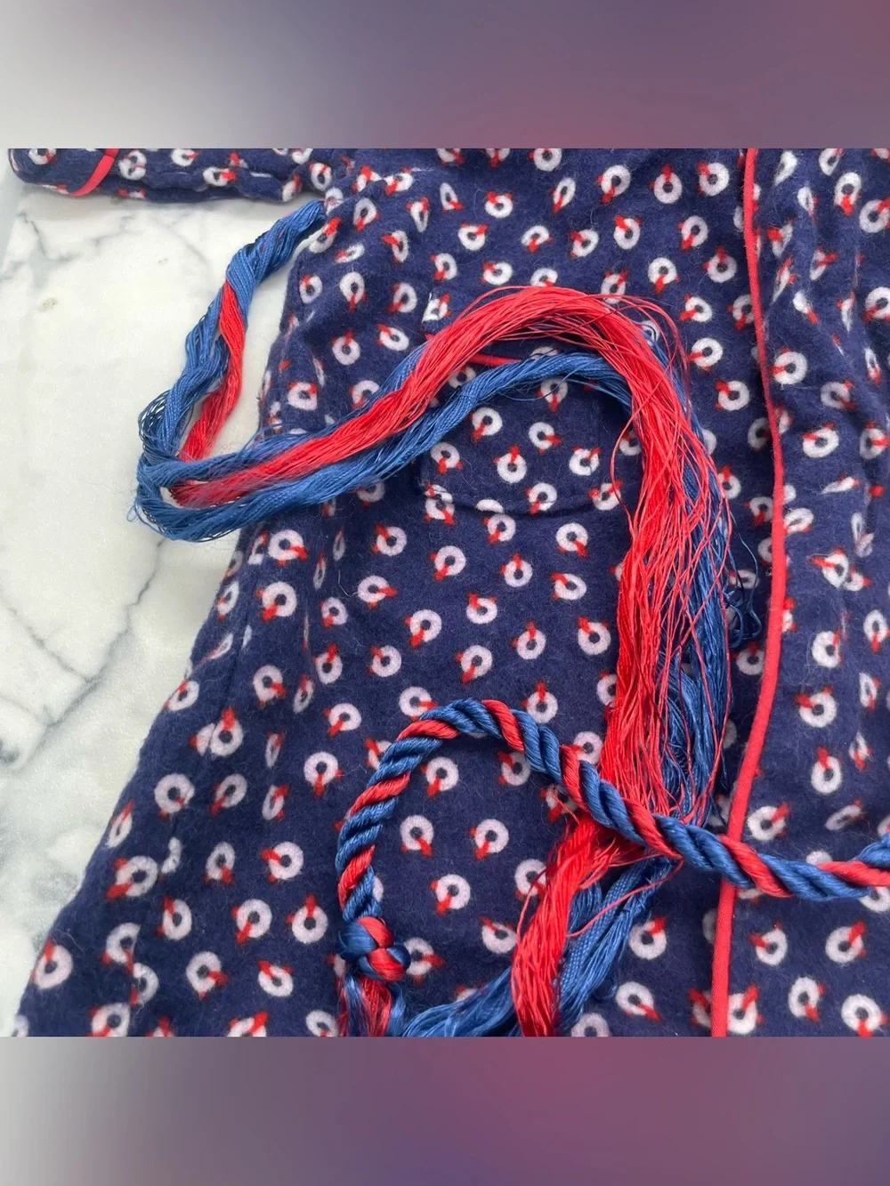 American Girl Doll  Pleasant Company Molly's Robe *Damaged Tie*